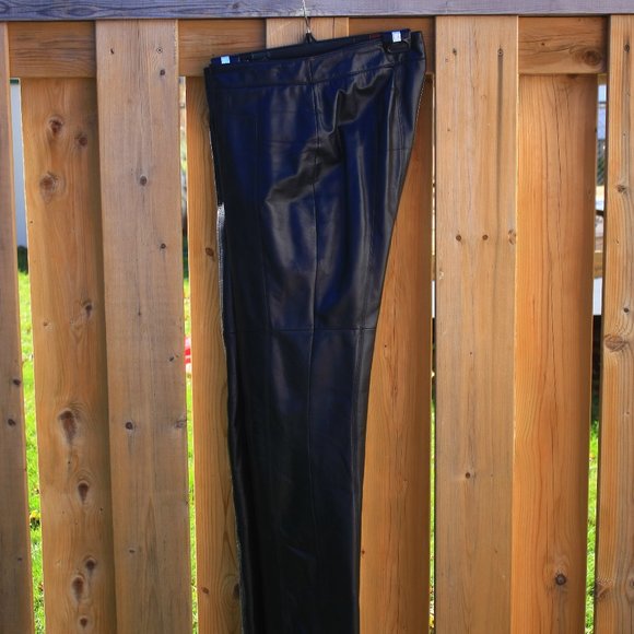 Danier Leather Pants Women's Size 8 - Picture 2 of 5